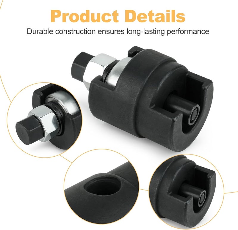 Jetuplusllc Alternator Power Steering Pump Pulley Puller Remover Installer Tool Fits 1-1/8", 1-1/4", 1-5/16", 1-3/8" Press-Fit Hubs Compatible with Ford Chevy Trucks - Image 4